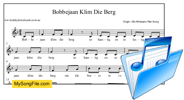 Bobbejaan Klim Die Berg