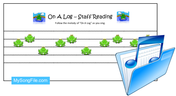 On a Log (Staff Reading Colour)