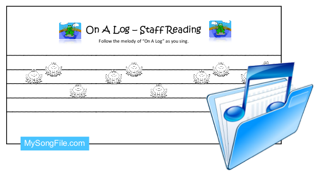 On a Log (Staff Reading BlackandWhite)