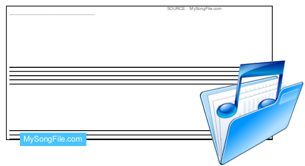 Manuscript (No Clef 6 lines)
