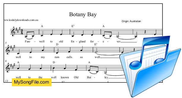 Botany Bay (A Major)