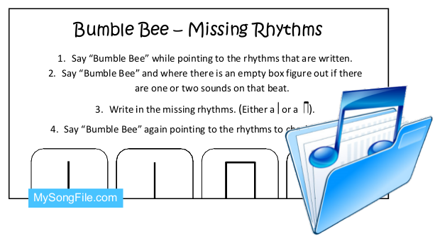 Bumble Bee (Missing Rhythms Black and White)
