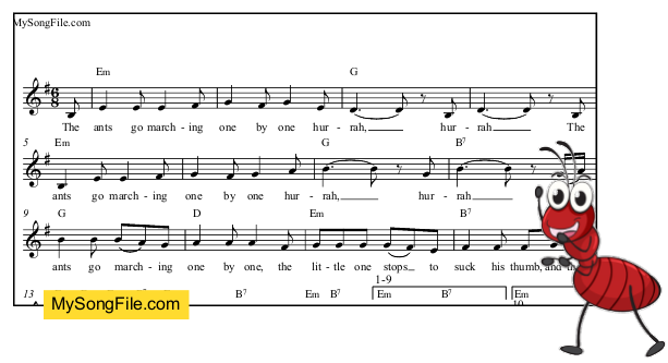 The Ants Go Marching Two by Two