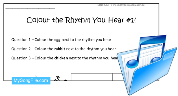 Easter (Colour the Rhythm You Hear no 1)