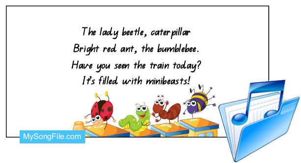 Have You Seen The Train Today (Lyric Poster)