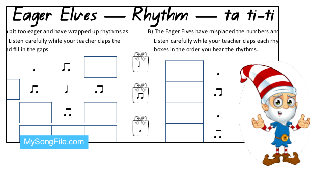 Christmas ta ti-ti (Rhythmic Dictation)