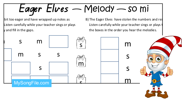Christmas so mi (Melodic Dictation)