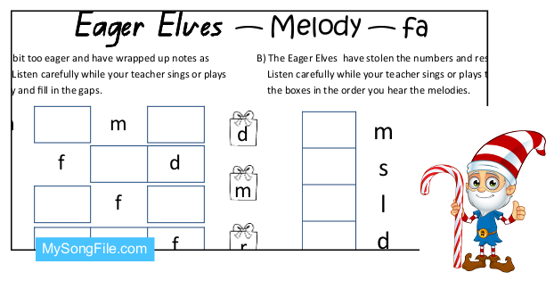 Christmas fa (Melodic Dictation) 