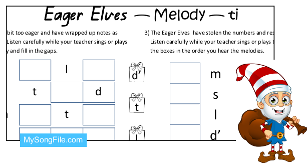 Christmas ti (Melodic Dictation)