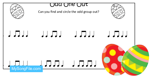 Easter ta and ti-ti (Odd One Out)