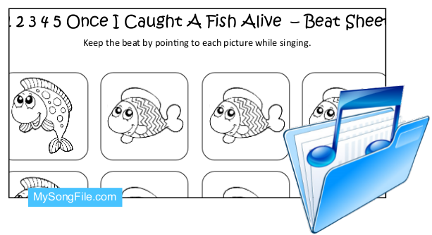 One Two Three Four Five Once I Caught A Fish Alive (Beat Sheet baw)