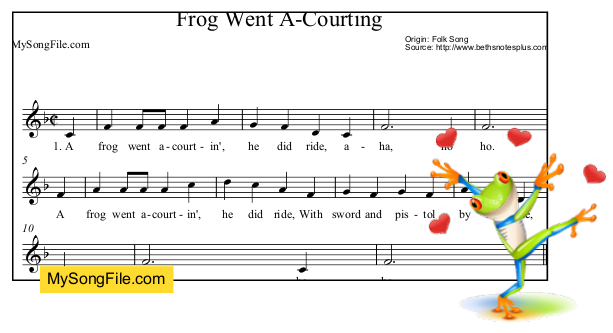 Frog Went A-Courting