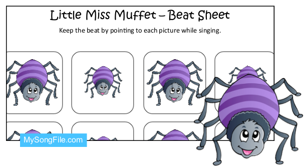 Little Miss Muffet (Beat Sheet Colour)