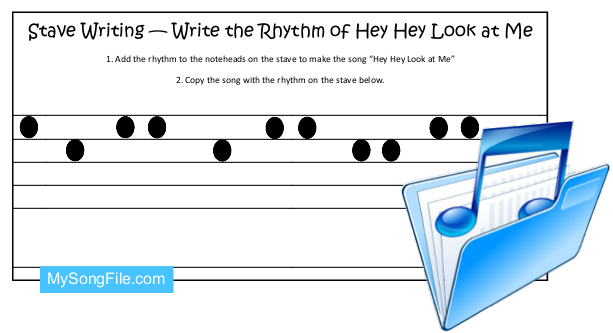 Hey Hey Look At Me (Rhythm)