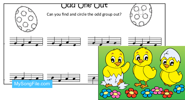 Easter so, mi and la (Odd One Out)