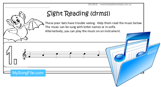 Halloween (Sight Reading Stave - drmsl)