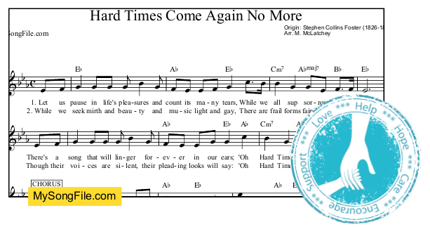 Hard Times Come Again No More