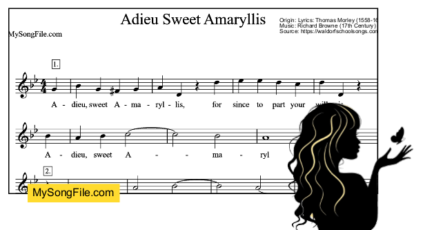 Adieu Sweet Amaryllis