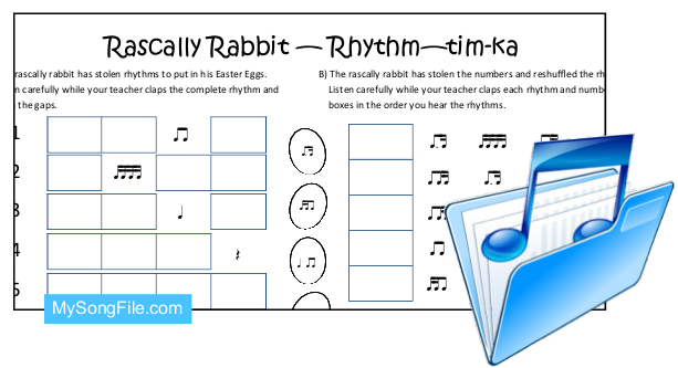 Easter tim-ka (Rhythmic Dictation)