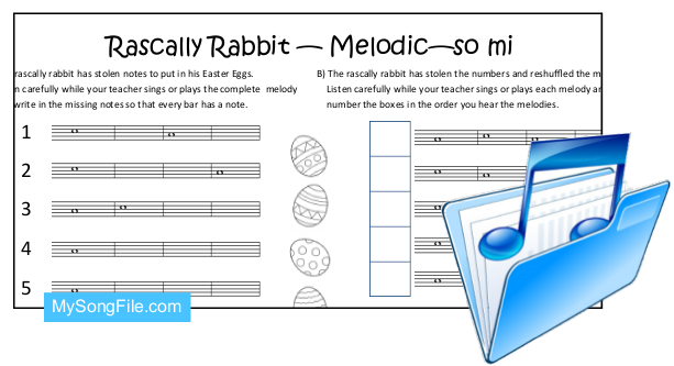 Easter so mi Staff (Melodic Dictation)